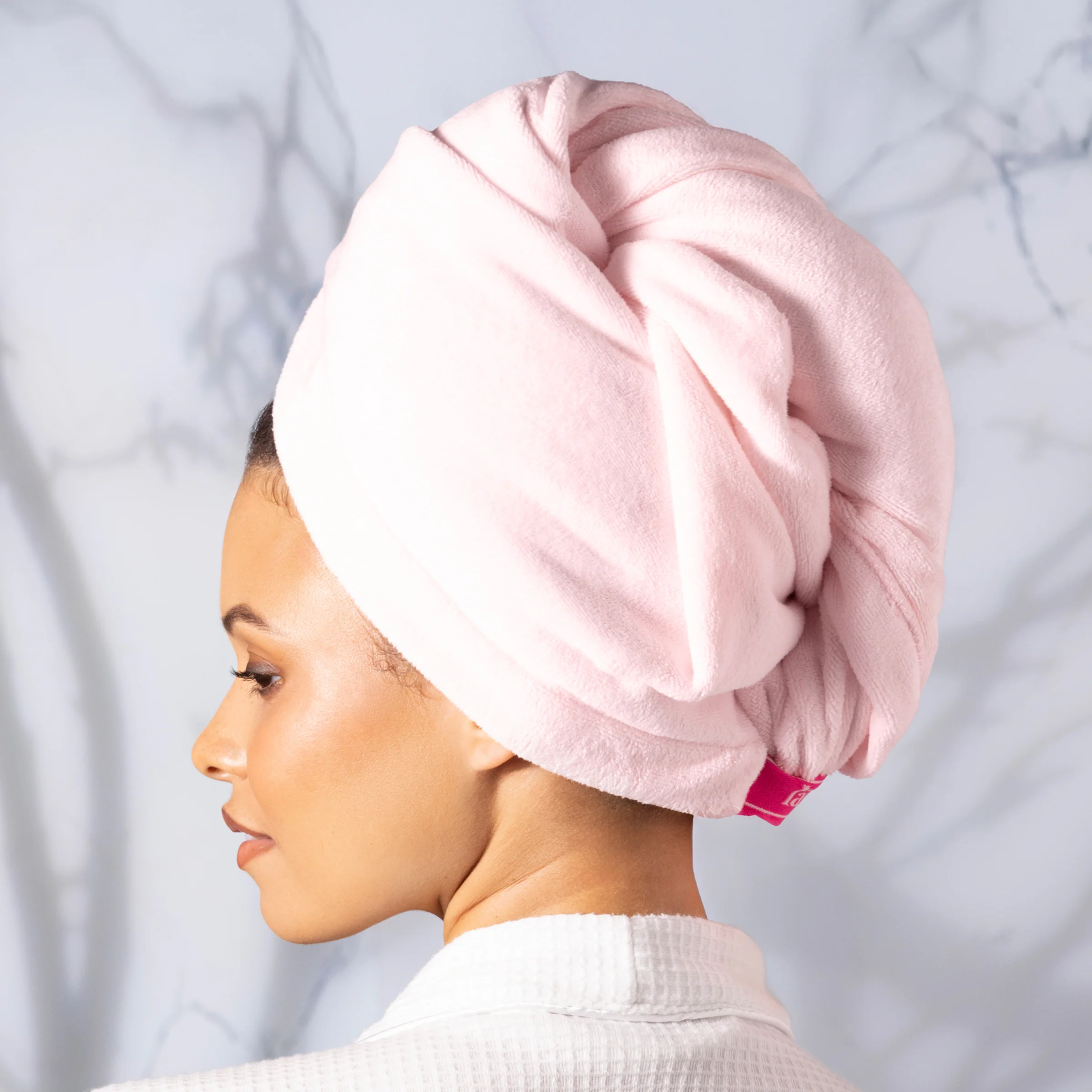 Hair Wrap Towel Long Lightweight Microfiber - Image 4