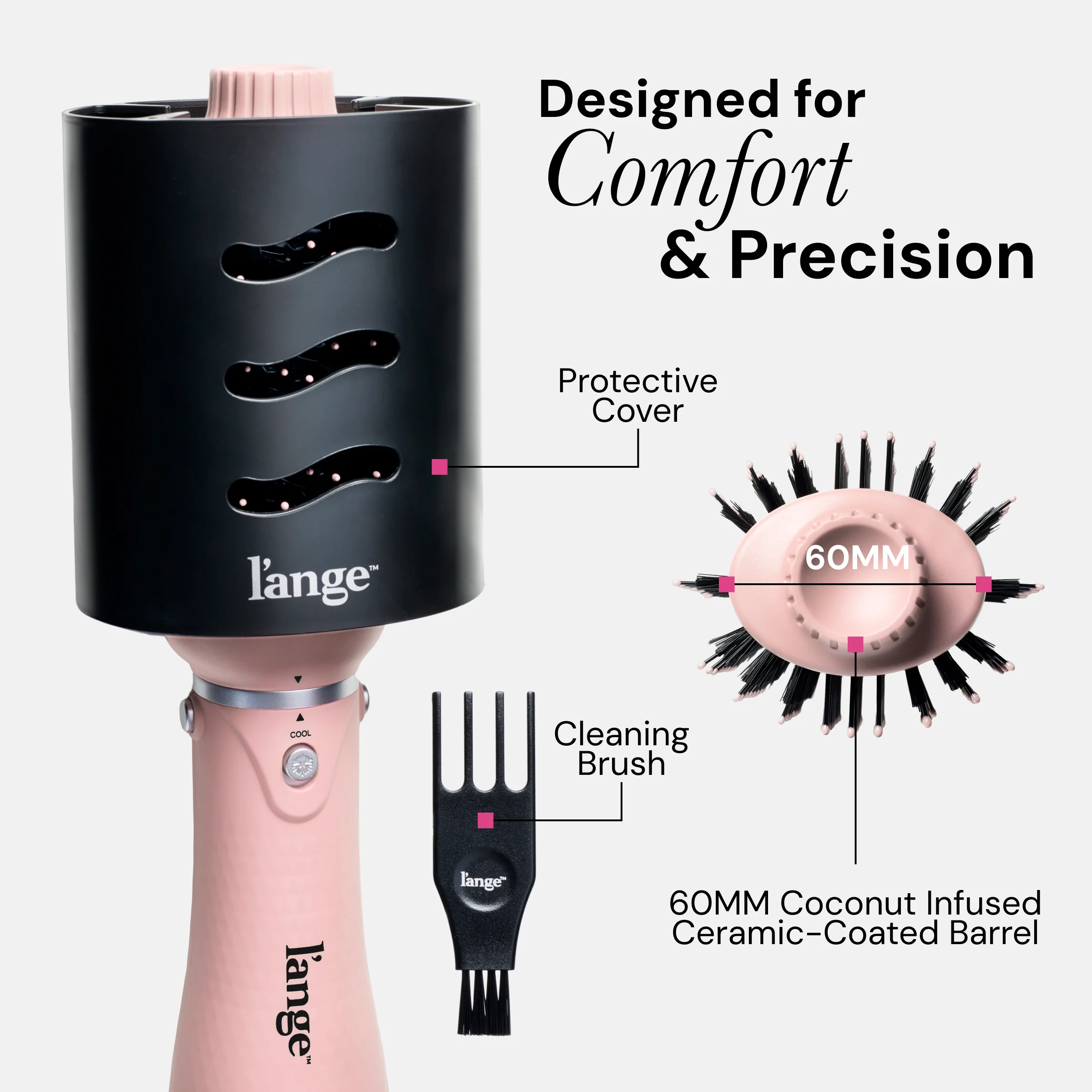 VolumeBoost 60mm 2-in-1 Ceramic Volumizing Brush Dryer - Image 6